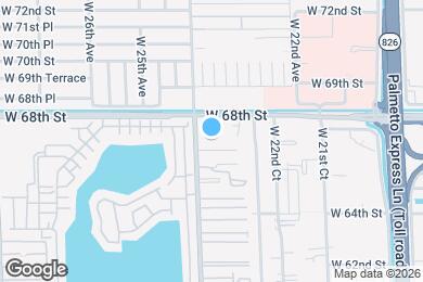 Map image of the property - 2377 W 66th Pl