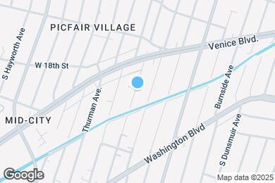 Map image of the property - 1856 S Curson Ave