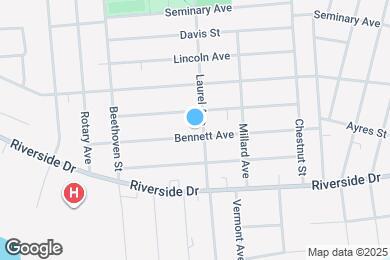 Map image of the property - 40 Bennett Ave