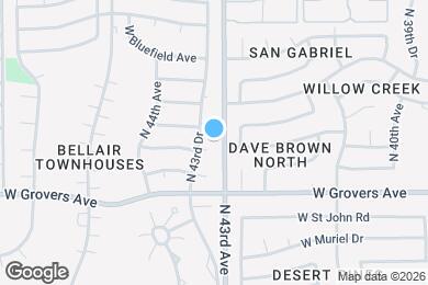 Map image of the property - 17853 N 43rd Dr