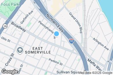 Map image of the property - 23 Pennsylvania Ave