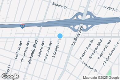 Map image of the property - Catalina West Adams