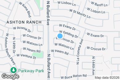 Map image of the property - 14627 W Crocus Dr