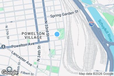 Map image of the property - 3203 Powelton Ave