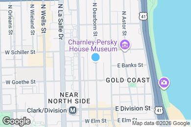 Map image of the property - 1346 N Dearborn St