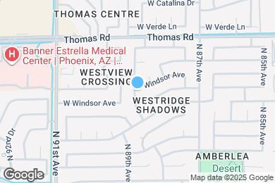 Map image of the property - 8833 W Windsor Ave