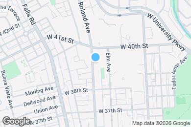 Map image of the property - 3923 Roland Ave