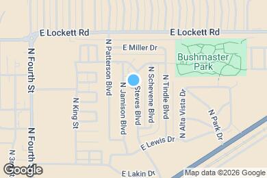 Map image of the property - 3009 N Steves Blvd