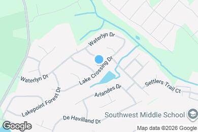 Map image of the property - 14230 Lake Crossing Dr