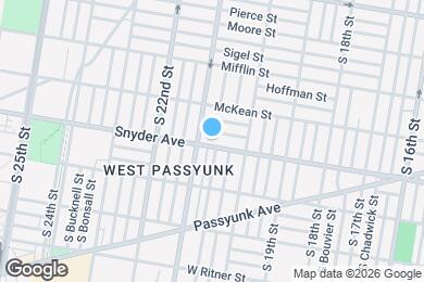 Map image of the property - 2049 Snyder Ave