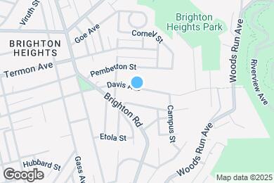 Map image of the property - 1121 Davis Ave