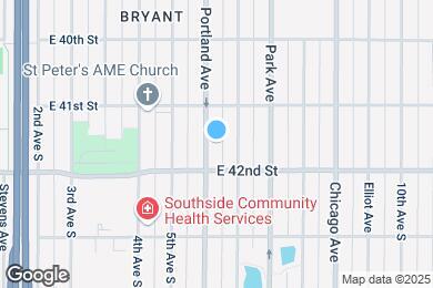 Map image of the property - 4133 Portland Ave