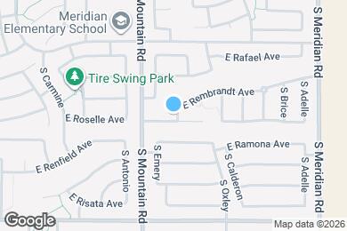 Map image of the property - 11240 E Roselle Ave