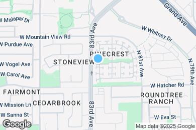 Map image of the property - 9598 N 82nd Glen