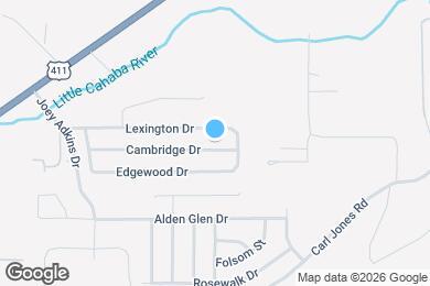 Map image of the property - 4053 Cambridge Dr