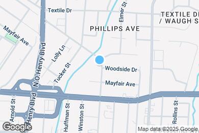 Map image of the property - 1213 Gatewood Ave