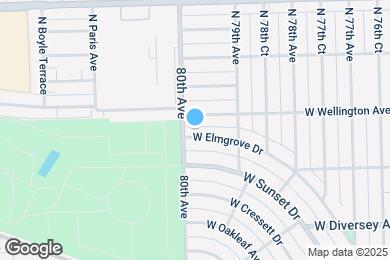 Map image of the property - 7938 W Elmgrove Dr