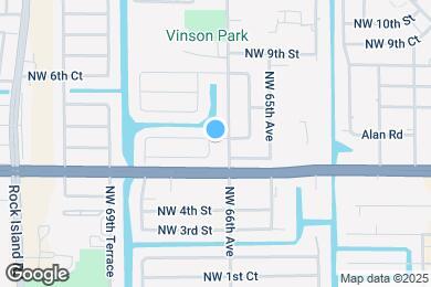 Map image of the property - 630 NW 67th Terrace