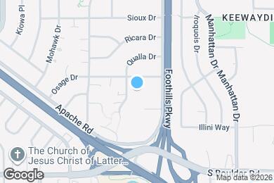 Map image of the property - 4800 Osage Dr