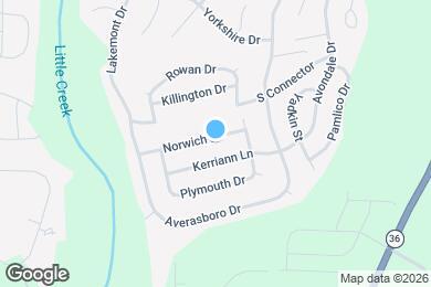 Map image of the property - 89 Norwich Dr