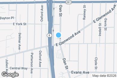 Map image of the property - 896 Dan St