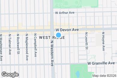 Map image of the property - 6328 N Claremont Ave