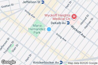 Map image of the property - 2BR 1BA Next To Maria Hernandez Park