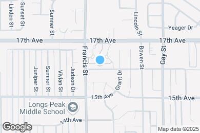 Map image of the property - 1424 16th Ave