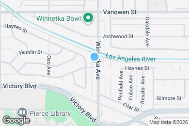 Map image of the property - 6561 Winnetka Ave