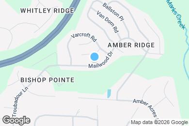 Map image of the property - 933 Mailwood Dr
