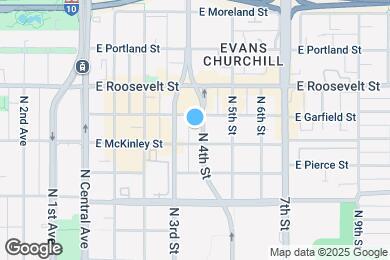 Map image of the property - 888 N 4th St