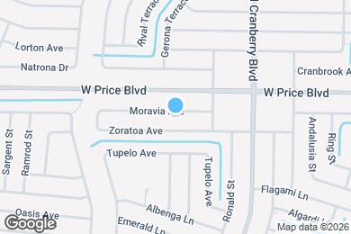 Map image of the property - 3291 Moravia Ave