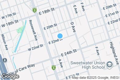Map image of the property - 116 E 22nd St
