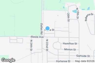 Map image of the property - 2127 Rains St