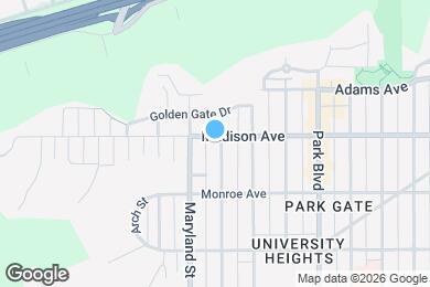 Map image of the property - 1441 Madison Ave