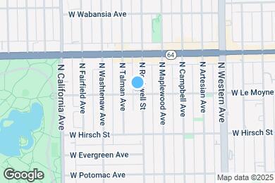 Map image of the property - 2606 W Le Moyne St