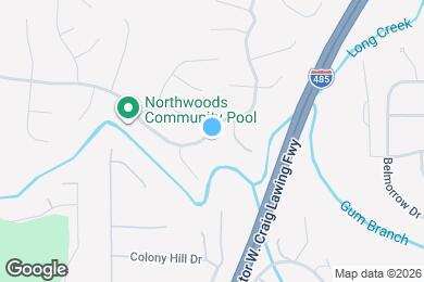 Map image of the property - 10007 Northwoods Forest Dr