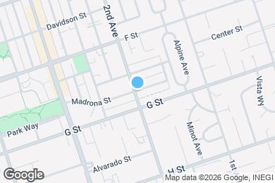 Map image of the property - 198 Madrona St