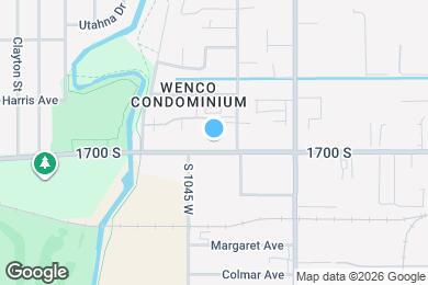 Map image of the property - 1034 W 1700 S