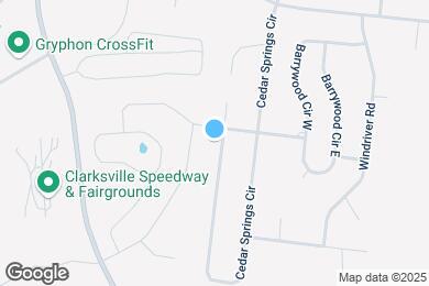 Map image of the property - 1429 Cedar Springs Cir