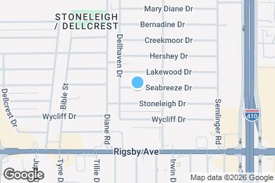 Map image of the property - 4918 Seabreeze Dr