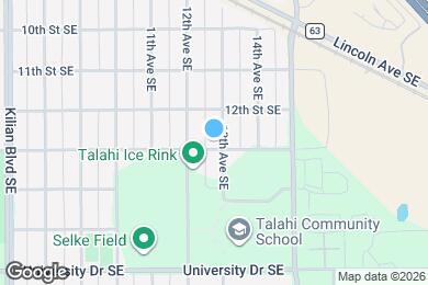Map image of the property - 1225 13th St SE