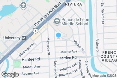 Map image of the property - 1029 Mariposa Ave