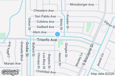 Map image of the property - 8344 Trionfo Ave