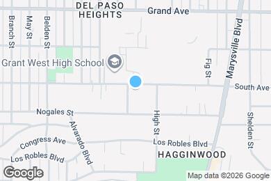Map image of the property - 1330 South Ave