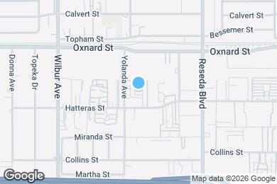 Map image of the property - 18645 Hatteras St