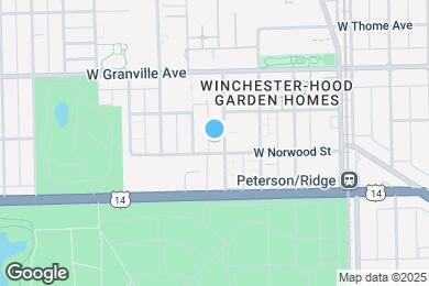 Map image of the property - 6112 N Damen Ave