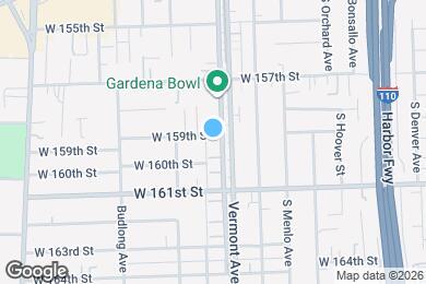 Map image of the property - 15901 S Vermont Ave