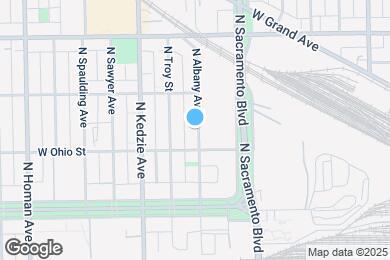 Map image of the property - 628 N Albany