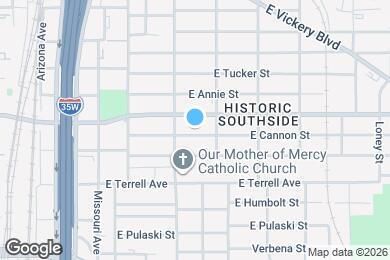 Map image of the property - Room in Duplex on E Cannon St
